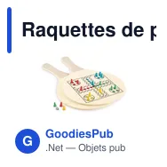Raquettes de plage personnalisables avec logo - IWON - Miniature 7