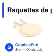 Raquettes de plage personnalisables avec logo - IWON - Miniature 8