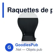 Raquettes de plage personnalisables avec logo - IWON - Miniature 9