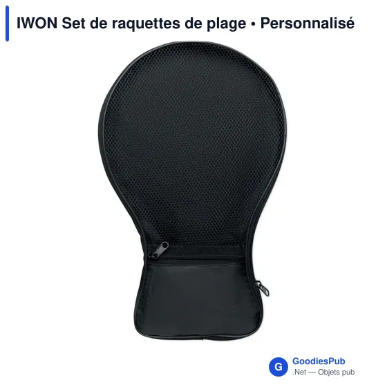 Raquettes de plage personnalisables avec logo - IWON - Image 9