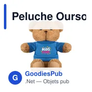 Peluche Ourson personnalisable avec t-shirt pour logo - JACKIE - Miniature 8