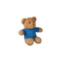 Variante bleu - Peluche Ourson personnalisable avec t-shirt pour logo - JACKIE