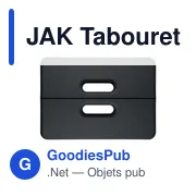 Tabouret pliable personnalisable en plastique avec logo - JAK - Miniature 2