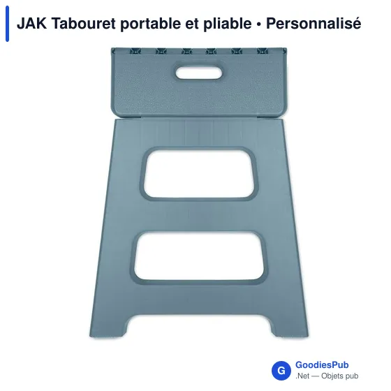 Tabouret pliable personnalisable en plastique avec logo - JAK - Image 11