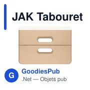 Tabouret pliable personnalisable en plastique avec logo - JAK - Miniature 6
