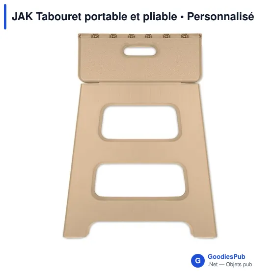 Tabouret pliable personnalisable en plastique avec logo - JAK - Image 7