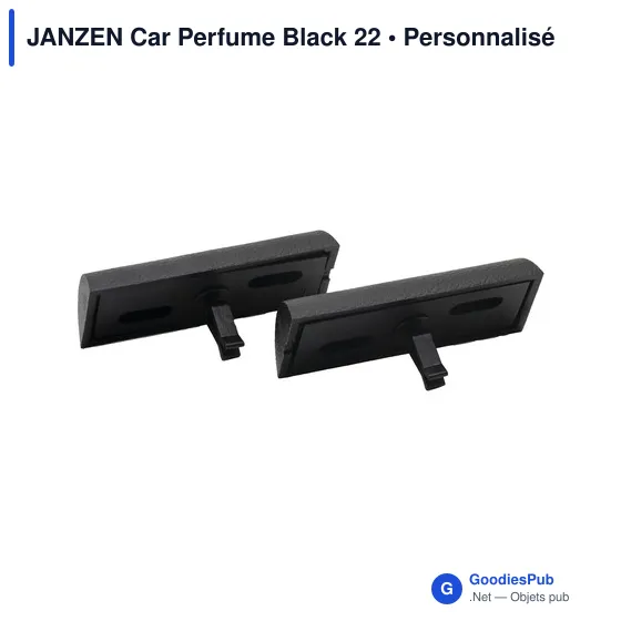 Désodorisant voiture personnalisable avec logo - JANZEN Car Perfume Black 22 - Image 3