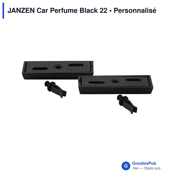 Désodorisant voiture personnalisable avec logo - JANZEN Car Perfume Black 22 - Image 4