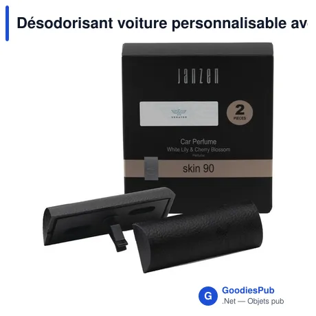 Désodorisant voiture personnalisable avec logo - JANZEN Car Perfume Skin 90