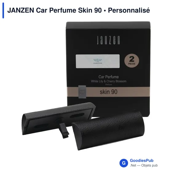 Désodorisant voiture personnalisable avec logo - JANZEN Car Perfume Skin 90 - Image 1