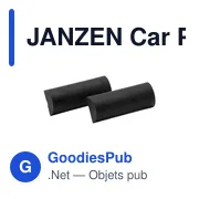 Désodorisant voiture personnalisable avec logo - JANZEN Car Perfume Skin 90 - Miniature 2