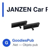 Désodorisant voiture personnalisable avec logo - JANZEN Car Perfume Skin 90 - Miniature 3