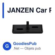 Désodorisant voiture personnalisable avec logo - JANZEN Car Perfume Skin 90 - Miniature 5