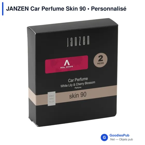 Désodorisant voiture personnalisable avec logo - JANZEN Car Perfume Skin 90 - Image 6