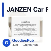 Désodorisant voiture personnalisable avec logo - JANZEN Car Perfume Skin 90 - Miniature 8