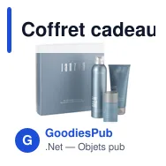 Coffret cadeau cosmétique personnalisable pour hommes - JANZENavec logo - Miniature 1