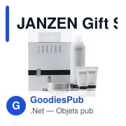 Set cosmétique personnalisable avec logo - JANZEN Gift Set S Body Black 22 - Miniature 1