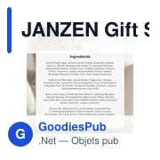 Set cosmétique personnalisable avec logo - JANZEN Gift Set S Body Black 22 - Miniature 4