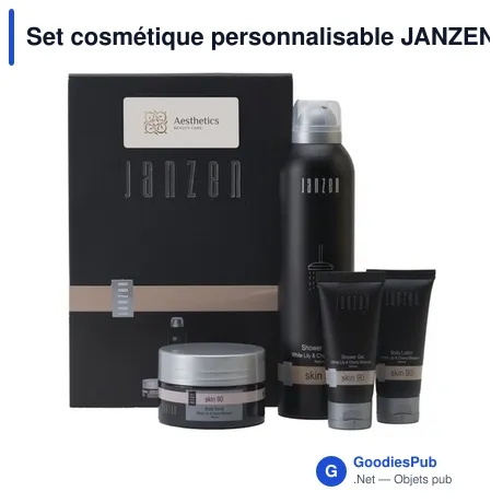 Set cosmétique personnalisable JANZEN avec logo
