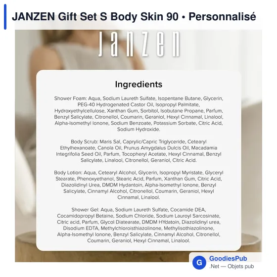Set cosmétique personnalisable JANZEN avec logo - Image 4