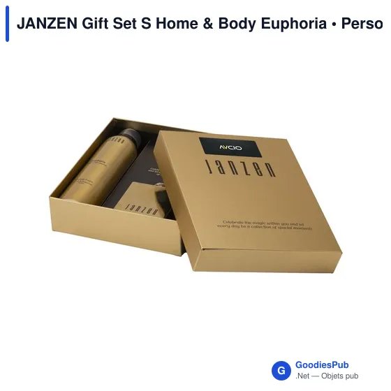 Set cadeau personnalisé JANZEN Euphoria pour maison et corpsavec logo - Image 2