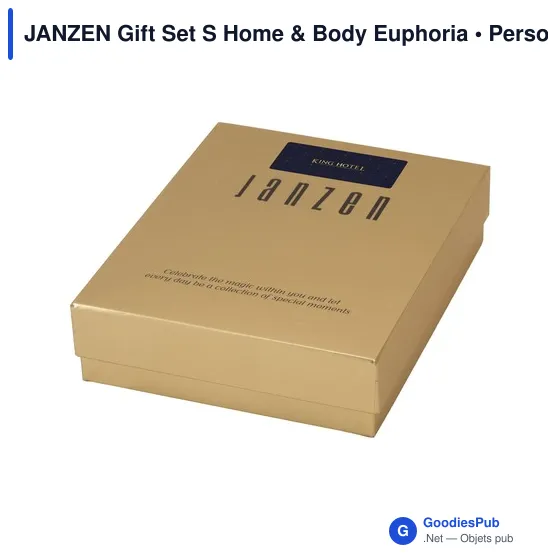 Set cadeau personnalisé JANZEN Euphoria pour maison et corpsavec logo - Image 3