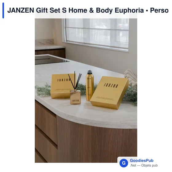 Set cadeau personnalisé JANZEN Euphoria pour maison et corpsavec logo - Image 5