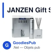 Set cadeau personnalisable JANZEN pour la maison et le corps avec logo - Miniature 1
