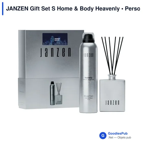 Set cadeau personnalisable JANZEN pour la maison et le corps avec logo - Image 1