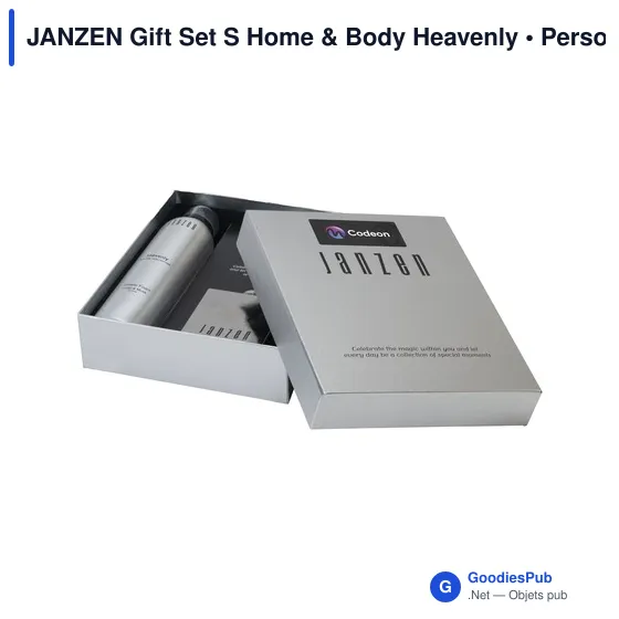 Set cadeau personnalisable JANZEN pour la maison et le corps avec logo - Image 2
