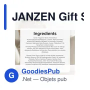 Set cadeau personnalisable JANZEN pour la maison et le corps avec logo - Miniature 4