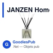 Diffuseur de parfum personnalisable avec logo - JANZEN Home Fragrance Sticks Black 22 - Miniature 1