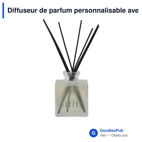 Diffuseur de parfum personnalisable avec logo - JANZEN Home Fragrance Sticks Black 22