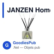 Diffuseur de parfum personnalisable avec logo - JANZEN Home Fragrance Sticks Black 22 - Miniature 2