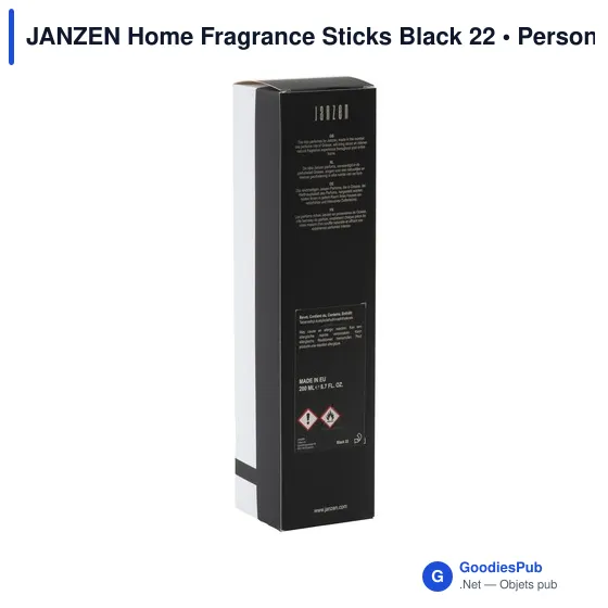 Diffuseur de parfum personnalisable avec logo - JANZEN Home Fragrance Sticks Black 22 - Image 5