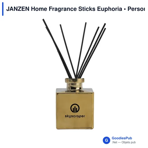 Diffuseur de parfum personnalisable JANZEN Home Fragrance Sticks Euphoriaavec logo - Image 2