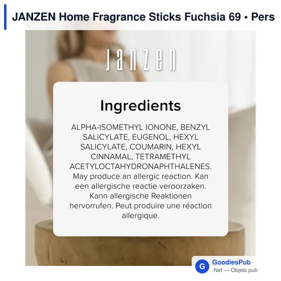 Diffuseur de parfum personnalisable avec logo - JANZEN Home Fragrance Sticks Fuchsia - Image 7