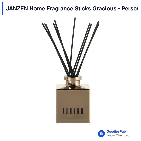Diffuseur de parfum personnalisable JANZEN Home Fragrance Sticks Graciousavec logo - Image 1