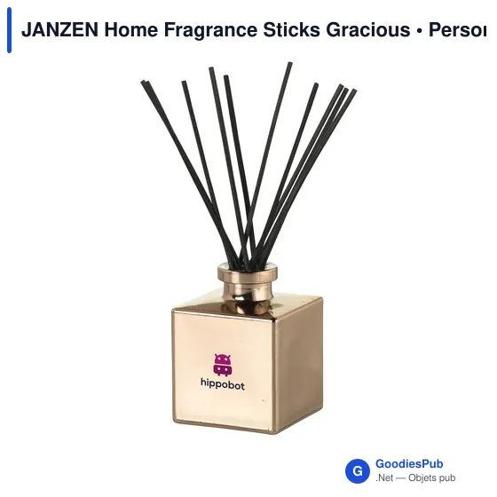 Diffuseur de parfum personnalisable JANZEN Home Fragrance Sticks Graciousavec logo - Image 2