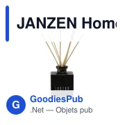Diffuseur de parfum personnalisable JANZEN Home Fragrance Sticks Skin 90avec logo - Miniature 1