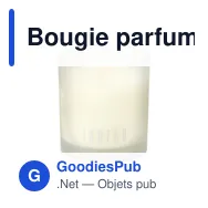 Bougie parfumée personnalisable en verre avec logo - JANZEN Scented Candle Fuchsia 69 - Miniature 1