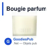 Bougie parfumée personnalisable en verre avec logo - JANZEN Scented Candle Fuchsia 69 - Miniature 3