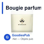 Bougie parfumée personnalisable en verre avec logo - JANZEN Scented Candle Fuchsia 69 - Miniature 4