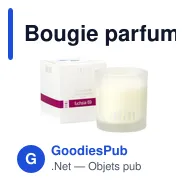 Bougie parfumée personnalisable en verre avec logo - JANZEN Scented Candle Fuchsia 69 - Miniature 5