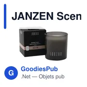 Bougie parfumée personnalisable JANZEN Scented Candle Skin 90avec logo - Miniature 5