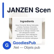 Bougie parfumée personnalisable JANZEN Scented Candle Skin 90avec logo - Miniature 6