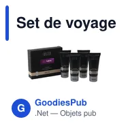 Set de voyage cosmétique personnalisable avec logo - JANZEN Travel Set Skin 90 - Miniature 1