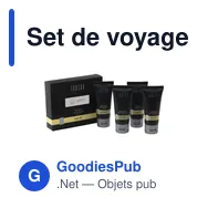 Set de voyage cosmétique personnalisable avec logo - JANZEN Travel Set Sun 81 - Miniature 1