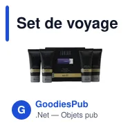 Set de voyage cosmétique personnalisable avec logo - JANZEN Travel Set Sun 81 - Miniature 2
