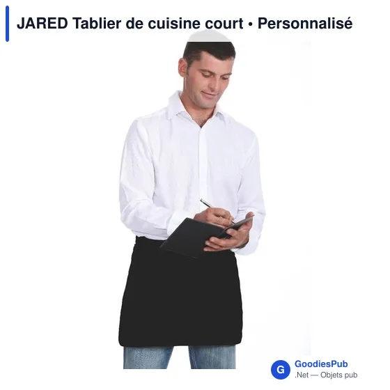 JARED Tablier de cuisine court - Image 3